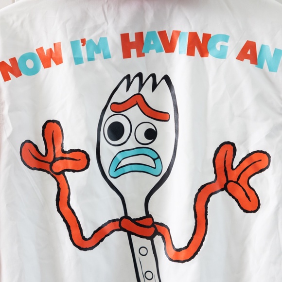 Toy Story Forky Disney Windbreaker Unisex size SMALL - Picture 6 of 10